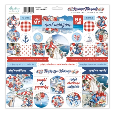 WYSYŁKA PO 20 WRZEŚNIA - TEKTURKA KOLOROWA POLSKA - RIVIERA MOMENTS