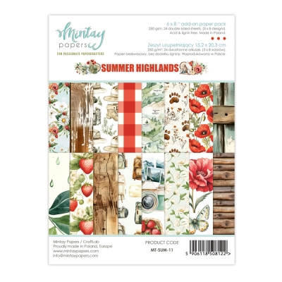 WYSYŁKA PO 25 KWIETNIA 2026 - SUMMER HIGHLANDS - ZESTAW 15,2 X 20,3 CM