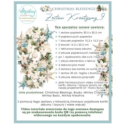 WYSYŁKA PO 17 LIPCA 2025 - ZESTAW KREATYWNY - Christmas Blessings