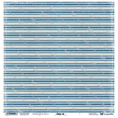 4 HIM PAPIER 7/8 - 30x30 cm - SCRAPANDME