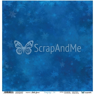 Dwustronny papier do scrapbookingu - ScrapAndMe - FROSTY DAYS 03/04