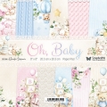 OH, BABY - ZESTAW PAPIERÓW - 20x20 cm - SCRAPANDME