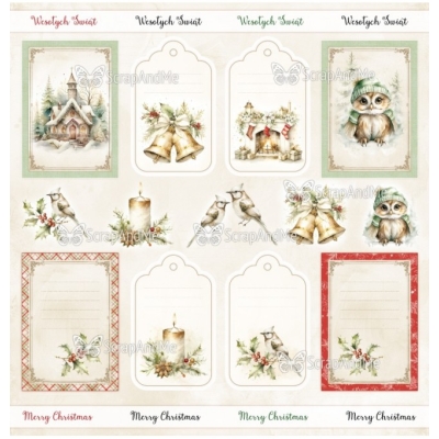 RUSTIC CHRISTMAS - 30x30 cm - SCRAPANDME