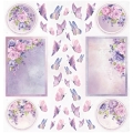 Zestaw papierów Spring Purple, 30x30 cm (5szt) - SCRAPANDME