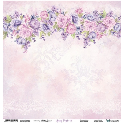 Spring Purple 03/04 - ScrapAndMe