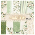Zestaw papierów WHITE ROSES 30x30 cm - SCRAPANDME