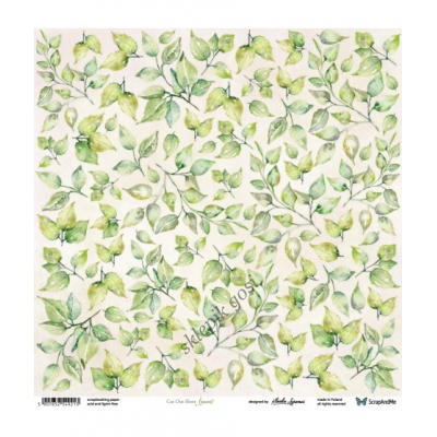 Leaves 1 - ScrapAndMe - Leaves - arkusz do wycinania