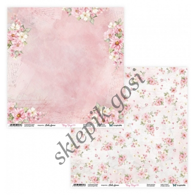 Dwustronny papier do scrapbookingu - ScrapAndMe - ROSY DAYS 05/06