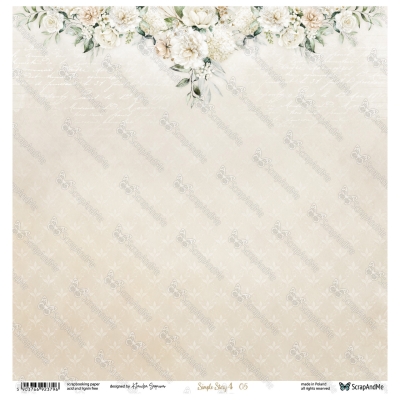 SIMPLE STORY 4 - ZESTAW PAPIERÓW - 30x30 cm - SCRAPANDME
