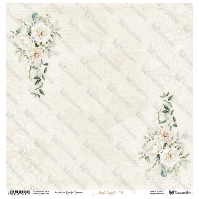 SIMPLE STORY 4 - ZESTAW PAPIERÓW - 30x30 cm - SCRAPANDME