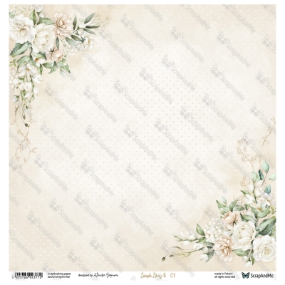 SIMPLE STORY 4 - ZESTAW PAPIERÓW - 30x30 cm - SCRAPANDME