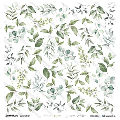 SIMPLE STORY 4 - LEAVES 17 - 30x30 cm - SCRAPANDME