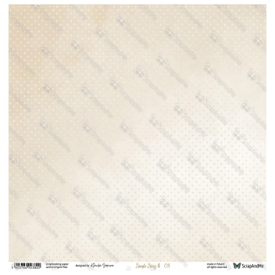 SIMPLE STORY 4 - ZESTAW PAPIERÓW - 30x30 cm - SCRAPANDME