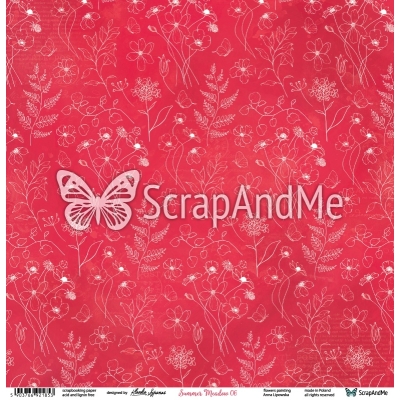 Zestaw papierów Summer Meadow , 30x30 cm (5szt.) - SCRAPANDME