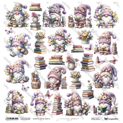 GNOMES 4 - 30x30 cm - SCRAPANDME