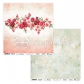 Dwustronny papier do scrapbookingu - ScrapAndMe - VINTAGE GARDEN 01/02