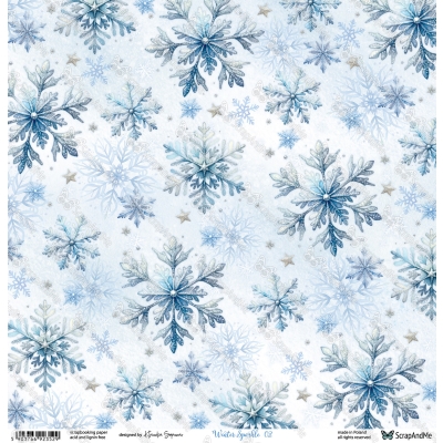 WINTER SPARKLE 01/02 - 30x30 cm - SCRAPANDME