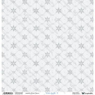 WINTER SPARKLE 09/10 - 30x30 cm - SCRAPANDME