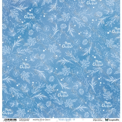 WINTER SPARKLE 07/08 - 30x30 cm - SCRAPANDME