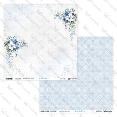 WINTER SPARKLE 05/06 - 30x30 cm - SCRAPANDME