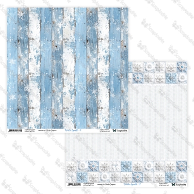 WINTER SPARKLE 11/12 - 30x30 cm - SCRAPANDME