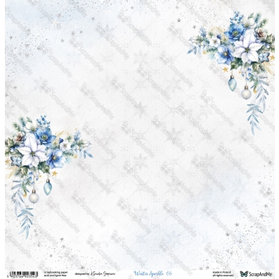 WINTER SPARKLE 05/06 - 30x30 cm - SCRAPANDME