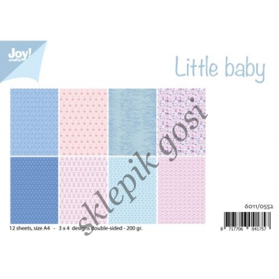 PAPIERY ZESTAW - Joy - A4 - LITTLE BABY