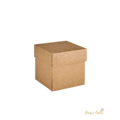 Pudełko exploding box - kraft - 10x10x10cm