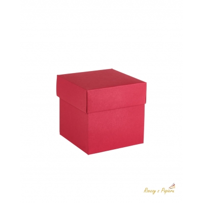 Pudełko exploding box - czerwony - 8x8x8