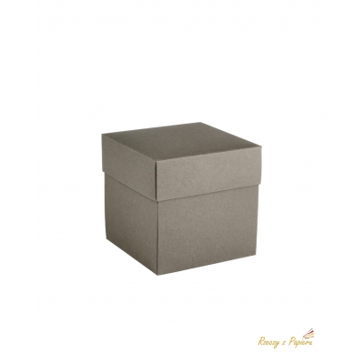 Pudełko exploding box - szary - 10x10x10cm