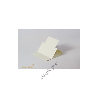 Baza sztalugowa kwadratowa - ecru - 14x14​​​​​​​ - Rzeczy z papieru