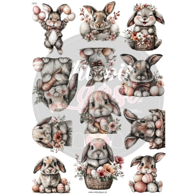 ARKUSZ A4 - NR 0255 - WIELKANOC 12