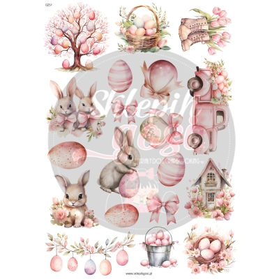 ARKUSZ A4 - NR 0251 - WIELKANOC 9