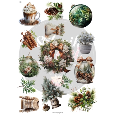ARKUSZ A4 - NR 0181 - ZIMA