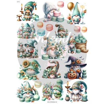 ARKUSZ A4 - NR 0175 - GNOMY 4