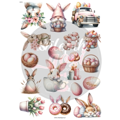 ARKUSZ A4 - NR 0253 - WIELKANOC 10