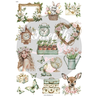 ARKUSZ A4 - NR 0268 - WIOSNA