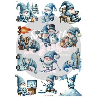 ARKUSZ A4 - NR 0194 - GNOMY 6