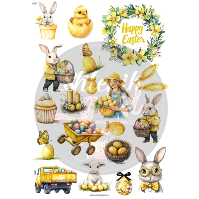 ARKUSZ A4 - NR 0287 - WIELKANOC 23