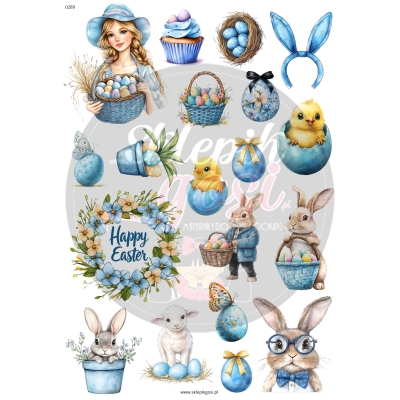 ARKUSZ A4 - NR 0289 - WIELKANOC 25