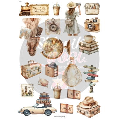 ARKUSZ A4 - NR 0141 - TRAVEL