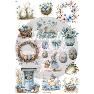 ARKUSZ A4 - NR 0261 - WIELKANOC 16