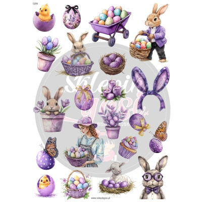 ARKUSZ A4 - NR 0286 - WIELKANOC 22