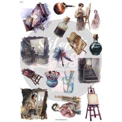 ARKUSZ A4 - NR 0169 - MALARZ 2