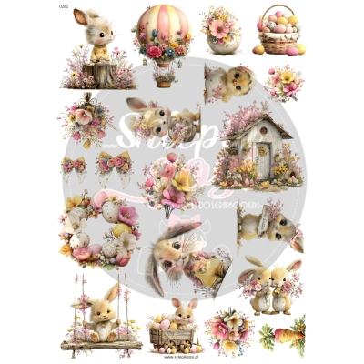 ARKUSZ A4 - NR 0282 - WIELKANOC 18
