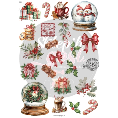 ARKUSZ A4 - NR 0208 - ŚWIĘTA BAŁWAN