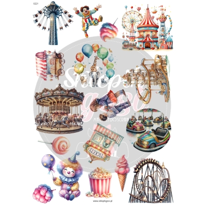 ARKUSZ A4 - NR 0221 - WESOŁE MIASTECZKO