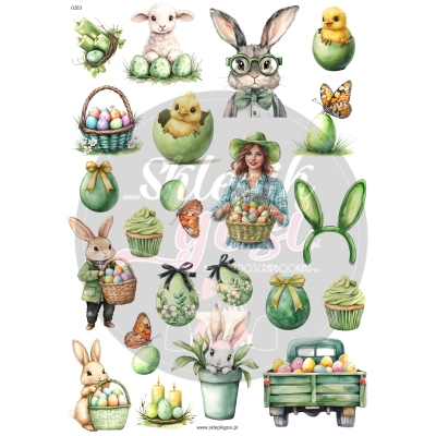 ARKUSZ A4 - NR 0283 - WIELKANOC 19