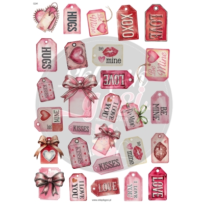 ARKUSZ A4 - NR 0241 - WALENTYNKI 5