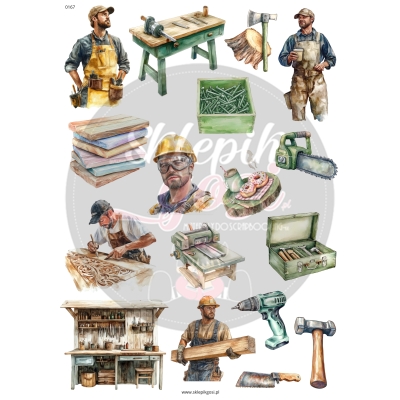 ARKUSZ A4 - NR 0167 - STOLARZ 2